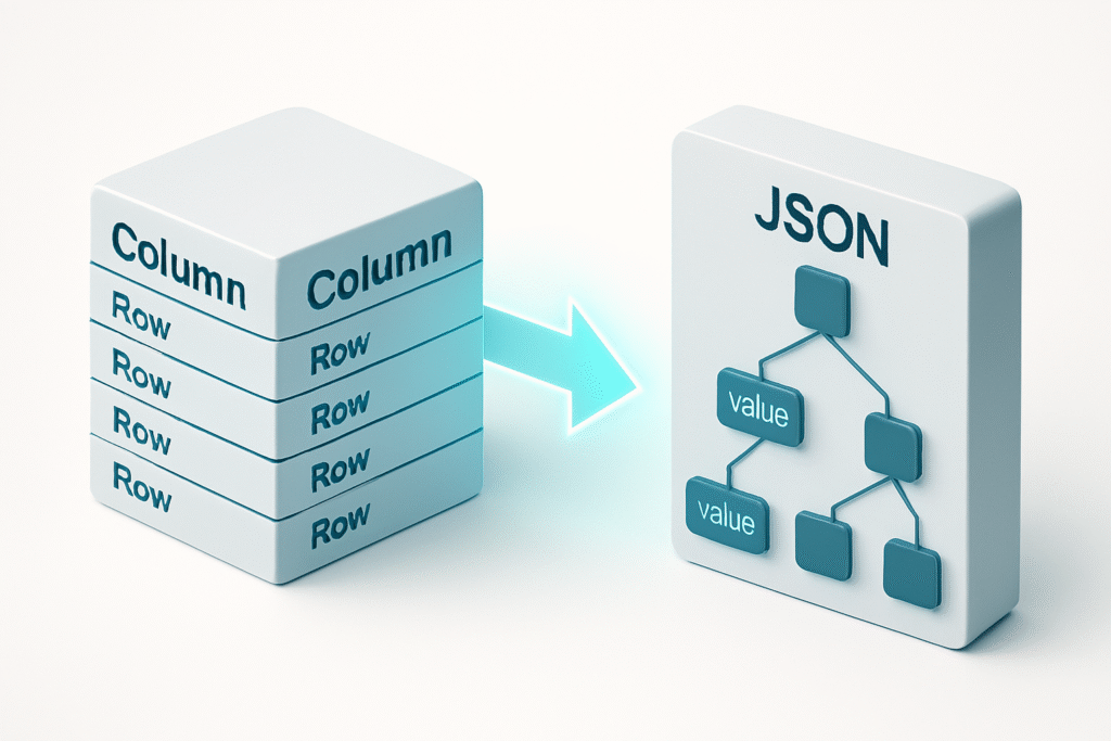 Visual explanation of JSONB support in PostgreSQL for flexible data storage.
