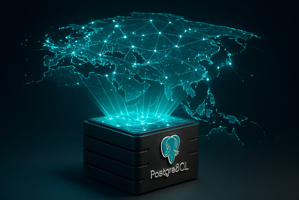 Using the PostGIS extension for geospatial data and mapping in PostgreSQL.
